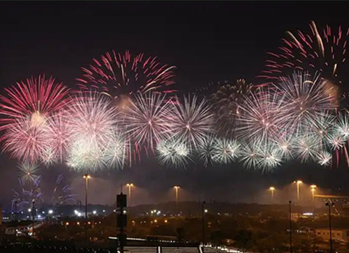 博野县焰火晚会